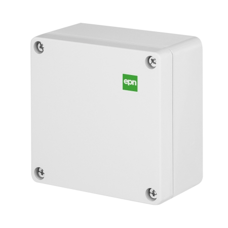 PUSZKA INSTALACYJNA NT 105X105X66 IP65 IK07 BEZ DŁAWIKÓW SZARY INDUSTRIAL