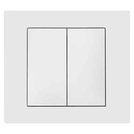 VESTRA MODUŁ BIAŁY ŁĄCZNIK SERYJNY UNIWERSALNY IP20 ZACISKI SPRĘŻYNOWE 10AX 250V