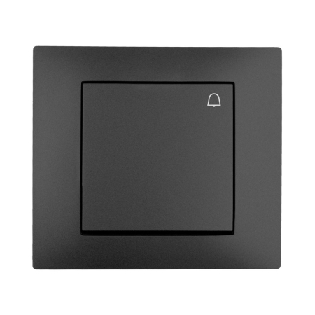 VESTRA MODUŁ CZARNY ŁĄCZNIK UNIWERSALNY ''DZWONEK'' IP20 ZACISKI SPRĘŻYNOWE 10AX 250V