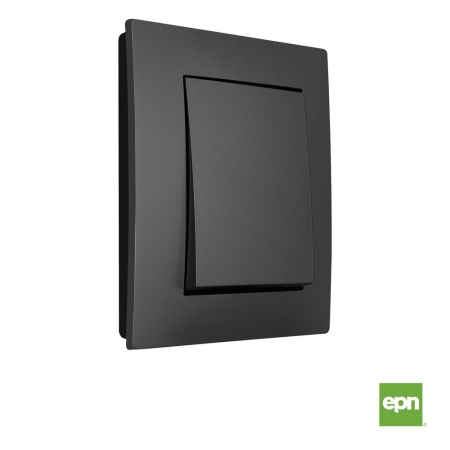 VESTRA MODUŁ CZARNY ŁĄCZNIK UNIWERSALNY ''SCHODY'' IP20 ZACISKI SPRĘŻYNOWE 10AX 250V