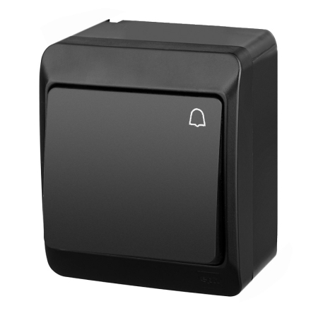 HERMES CZARNY PRZYCISK NT 