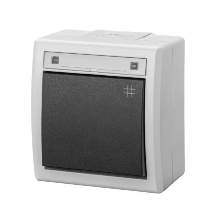 AQUANT 2K SZARY ŁĄCZNIK NT KRZYŻOWY IP55 ZACISKI ŚRUBOWE 10AX 250V