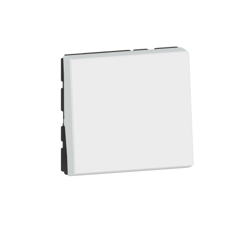 M45 BIAŁY PRZYCISK 2M 1X 1Z ZACISKI SPRĘŻYNOWE 6A 250V