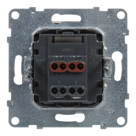 SUNO 2 MODUŁ BIAŁY ŁĄCZNIK KRZYŻOWY ZACISKI ŚRUBOWE 10AX 250V