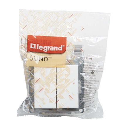 SUNO 2 MODUŁ BIAŁY ŁĄCZNIK UNIWERSALNY 2X ZACISKI SPRĘŻYNOWE 10AX 250V