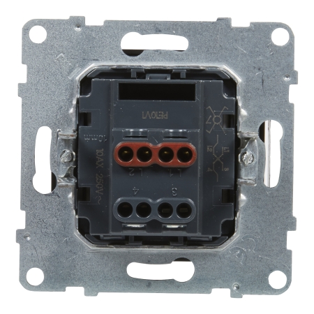 SUNO 2 MODUŁ CZARNY ŁĄCZNIK KRZYŻOWY ZACISKI ŚRUBOWE 10AX 250V