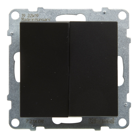 SUNO 2 MODUŁ CZARNY ŁĄCZNIK UNIWERSALNY 2X ZACISKI SPRĘŻYNOWE 10AX 250V