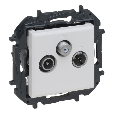 NILOE STEP MODUŁ BIAŁY GNIAZDO RTV-SAT KOŃCOWE GWIAZDA 1.5DB TV 5-68/120-862MHZ/ SAT 950-2400MHZ