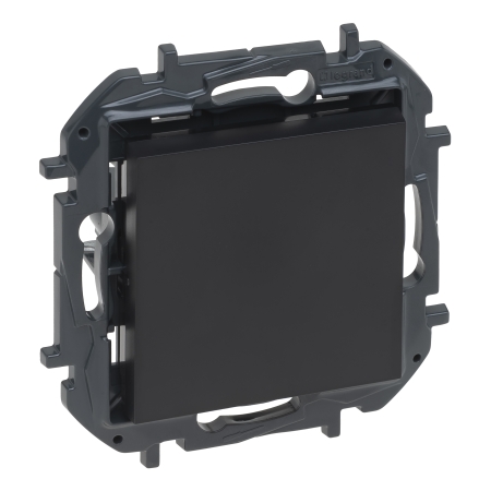 NILOE STEP MODUŁ CZARNY ŁĄCZNIK UNIWERSALNY ZACISKI SPRĘŻYNOWE 10AX 250V