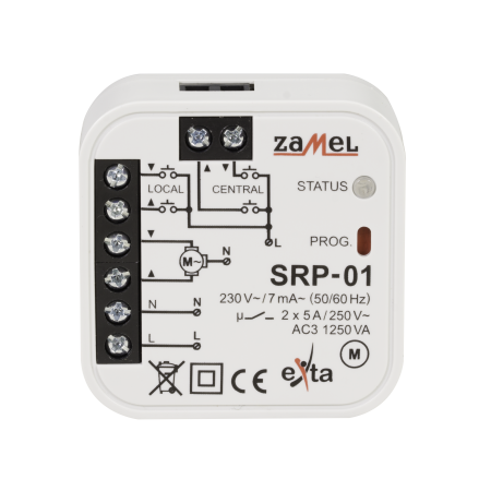 SRP-01 STEROWNIK ROLET DOPUSZKOWY PRZEWODOWY