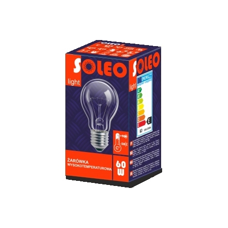 GLS ŻARÓWKA WSTRZĄSOODPORNA BULB  25W E27 230V PRZEZROCZYSTA WW 2700K 260LM SOLEO A55