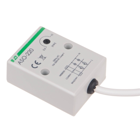 ASO-220 AUTOMAT SCHODOWY NT 10A 1Z 0.5-10MIN 230V AC IP40 0.45M OMY 3X0.75