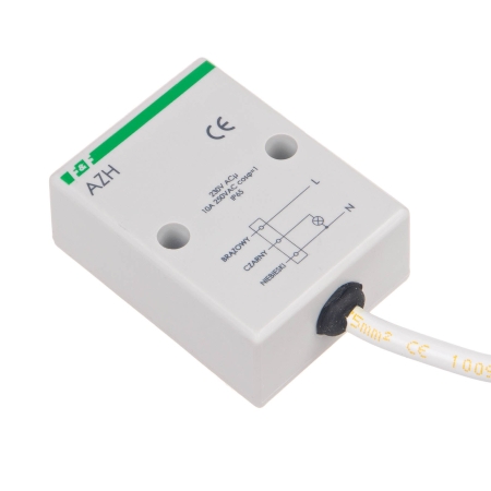 AZH AUTOMAT ZMIERZCHOWY NT 10A 2-1000LX 230V AC IP65 CZUJNIK ŚWIATŁOCZUŁY WEW PRZYŁĄCZE KABLOWE