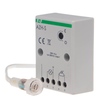 AZH-S AUTOMAT ZMIERZCHOWY NT 16A 230V AC Z ZEWNĘTRZNĄ SONDĄ HERMETYCZNĄ