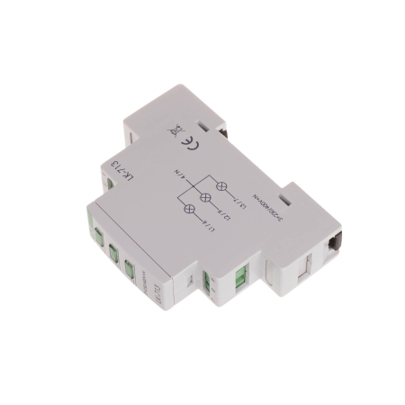 LK-713G LAMPKA SYGNALIZACYJNA MODUŁOWA 3X 1M 3X230V+N ZIELONY