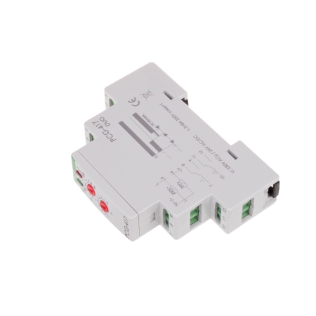 PCG-417 PRZEKAŹNIK CZASOWY GWIAZDA-TRÓJKĄT 10A 2P 1M 24/230V AC