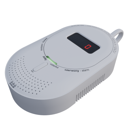 CTLG-08 CZUJNIK/ DETEKTOR TLENKU WĘGLA/ CZADU/ CO I GAZU ZIEMNEGO