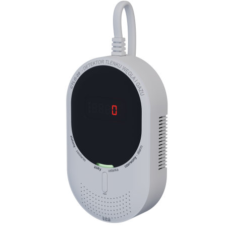 CTLG-09 CZUJNIK/ DETEKTOR TLENKU WĘGLA/ CZADU/ CO I GAZU ZIEMNEGO