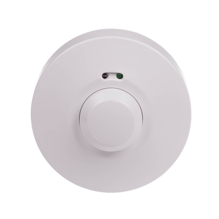 DRM-02 BIAŁY CZUJNIK RUCHU MIKROFALOWY NT SUFITOWY 360ST 1-10M 5S-12MIN IP40 5.8GHZ 230V AC