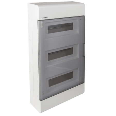 SRN-36 ROZDZIELNIA PLASTIKOWA NT 36M 3X 12M N+PE 610X316X110 IP40 DRZWI DYMNE BIAŁY