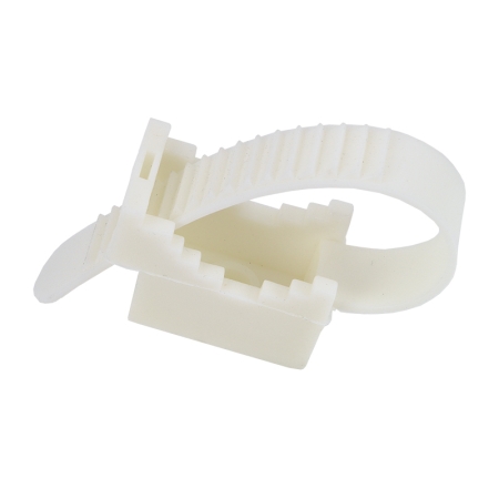 UP-22/100 UCHWYT KABLOWY PRZYKRĘCANY Z OPASKĄ BIAŁY