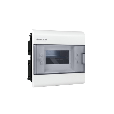 SRP-6 ROZDZIELNIA PLASTIKOWA PT 6M 1X 6M N+PE 190X192X74 IP40 DRZWI DYMNE BIAŁY