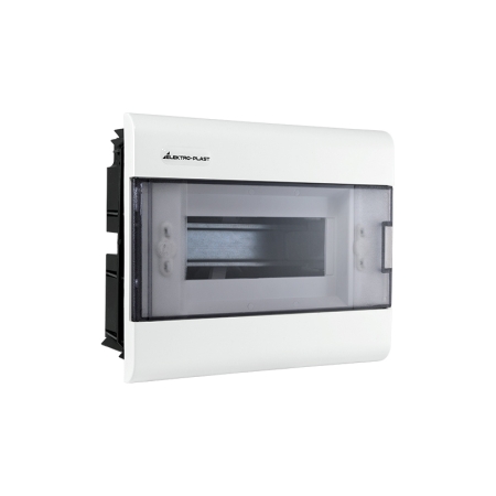 SRP- 8 ROZDZIELNIA PLASTIKOWA PT 8M 1X 8M N+PE 190X228X74 IP40 DRZWI DYMNE BIAŁY