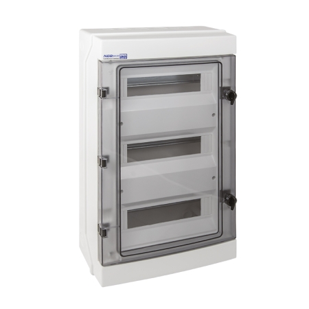 RH-36/3 ROZDZIELNIA PLASTIKOWA NT 36M 3X 12M N+PE IP65 IK07 580X330X138 DRZWI DYMNE BIAŁY NEOSERIES