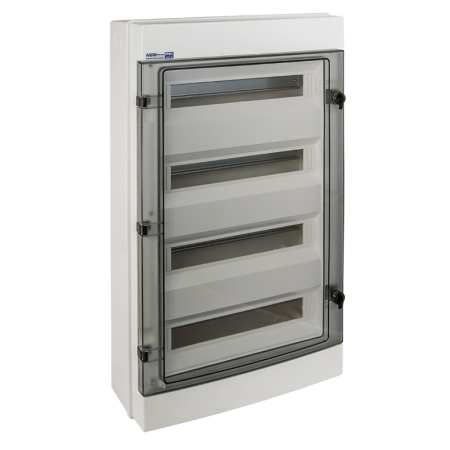 RH-72/4 ROZDZIELNIA PLASTIKOWA NT 72M 4X 18M 780X435X138 IP65 IK07 DRZWI DYMNE BIAŁY NEOSERIES