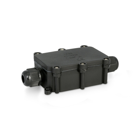 PI2P PG9-2P PUSZKA INSTALACYJNA NT 64X114X31 IP68 POKRYWA PEŁNA CZARNY