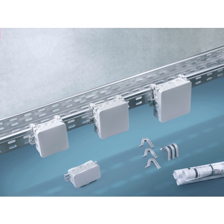 HNS HAK NA SZYNĘ MONTAŻOWĄ DO PUSZEK NAŚCIENNYCH NS