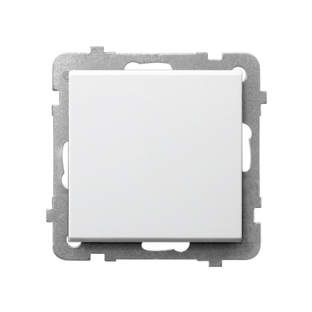 SONATA MODUŁ BIAŁY ŁĄCZNIK 1-BIEGUNOWY ZACISKI SPRĘŻYNOWE 16AX 250V