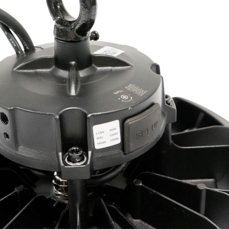 HB90-150 CZARNY OPRAWA HIGH-BAY LED 90W/120W/150W NW 4000K 14400/18600/22500LM IP65 120ST