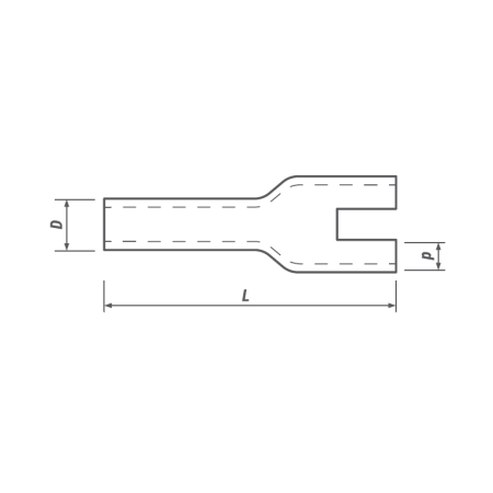 PAL4 55/21 PALCZATKA TERMOKURCZLIWA 25-120MM2