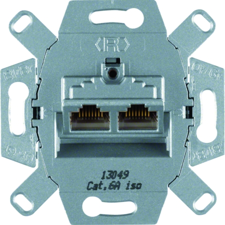 ONE PLATFORM MECHANIZM GNIAZDO KOMPUTEROWE 2X UAE 8 CAT.6A FTP 500MHZ \\