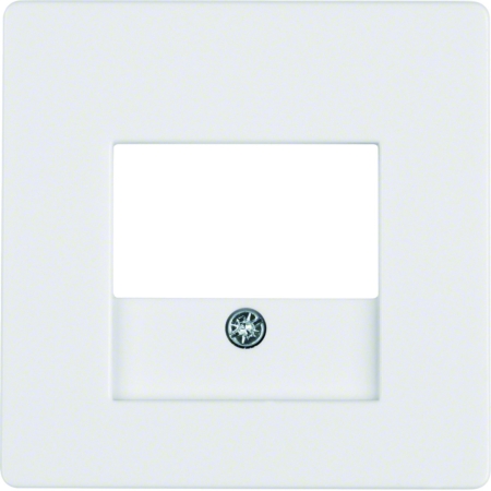 Q.X MODUŁ BIAŁY AKSAMIT PŁYTKA DO GNIAZD HI-FI I TAE