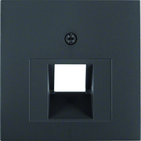 B.X MODUŁ ANTRACYT MAT PŁYTKA DO GNIAZD 1X UAE