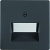 Q.X MODUŁ ANTRACYT AKSAMIT PŁYTKA DO GNIAZD 2X UAE SKOŚNA