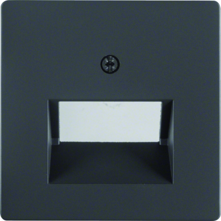Q.X MODUŁ ANTRACYT AKSAMIT PŁYTKA DO GNIAZD 2X UAE SKOŚNA