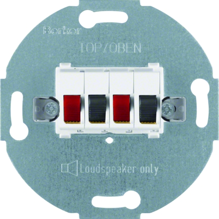 ONE PLATFORM MODUŁ BIAŁY GNIAZDO GŁOŚNIKOWE HI-FI 2X STEREO