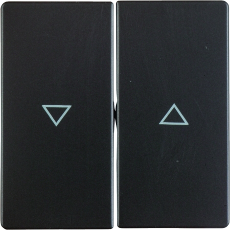 Q.X MODUŁ ANTRACYT AKSAMIT KLAWISZ ŻALUZJOWY 2X 