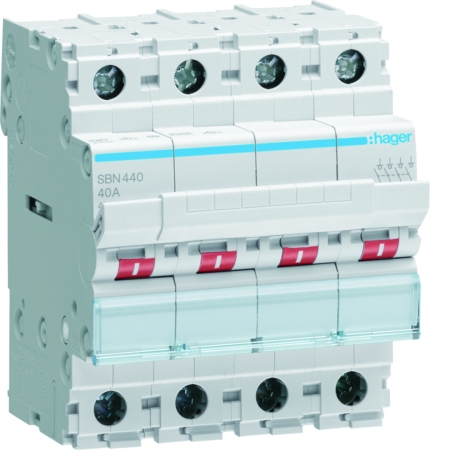 SBN440 ROZŁĄCZNIK IZOLACYJNY 40A 4P 4M 400V AC