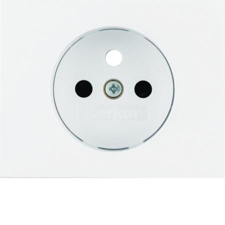 K.1 MODUŁ BIAŁY PŁYTKA DO GNIAZD 1X Z/U Z PRZESŁONAMI ONE PLATFORM