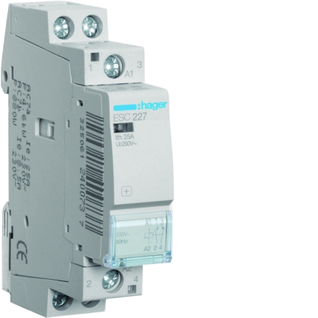 ESC227 STYCZNIK MODUŁOWY 25A 1Z+1R 1M 230V AC