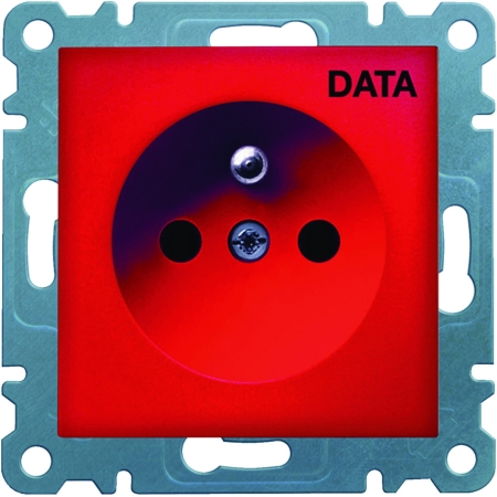 LUMINA SOUL/ INTENSE/ PASSION MODUŁ CZERWONY GNIAZDO 1X Z/U DATA ZACISKI ŚRUBOWE 16A 250V