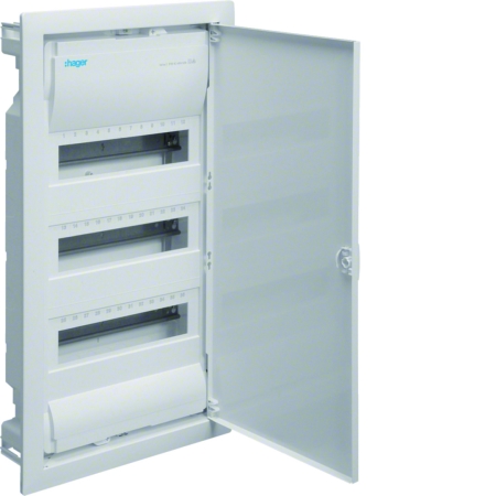 VOLTA VU36NE ROZDZIELNIA PLASTIK PT 36M 3X 12M N+PE IP30 IK05 630.5X348X98 DRZWI PEŁNE METAL BIAŁ /