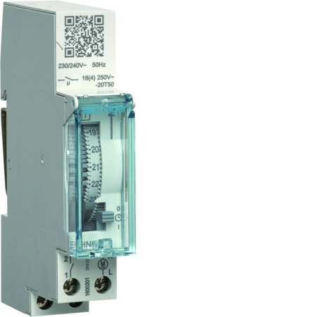 EHN010 ZEGAR STERUJĄCY ANALOGOWY DOBOWY 16A 1Z 230V AC BEZ REZERWY