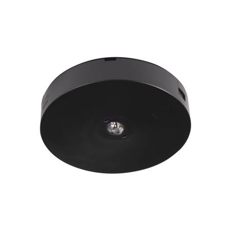 STARLET ROUND CZARNY OPRAWA AWARYJNA LED NT 1.5W 147LM 3H SC NM MT IP20 FI145 PC