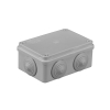 S-BOX 206 PUSZKA INSTALACYJNA NT 120X80X50 IP55 6 DŁAWIKÓW SZARY