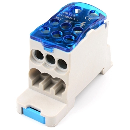 BLOK ROZDZIELCZY SPLIT 1X10-35, 7X2,5-16, 125A